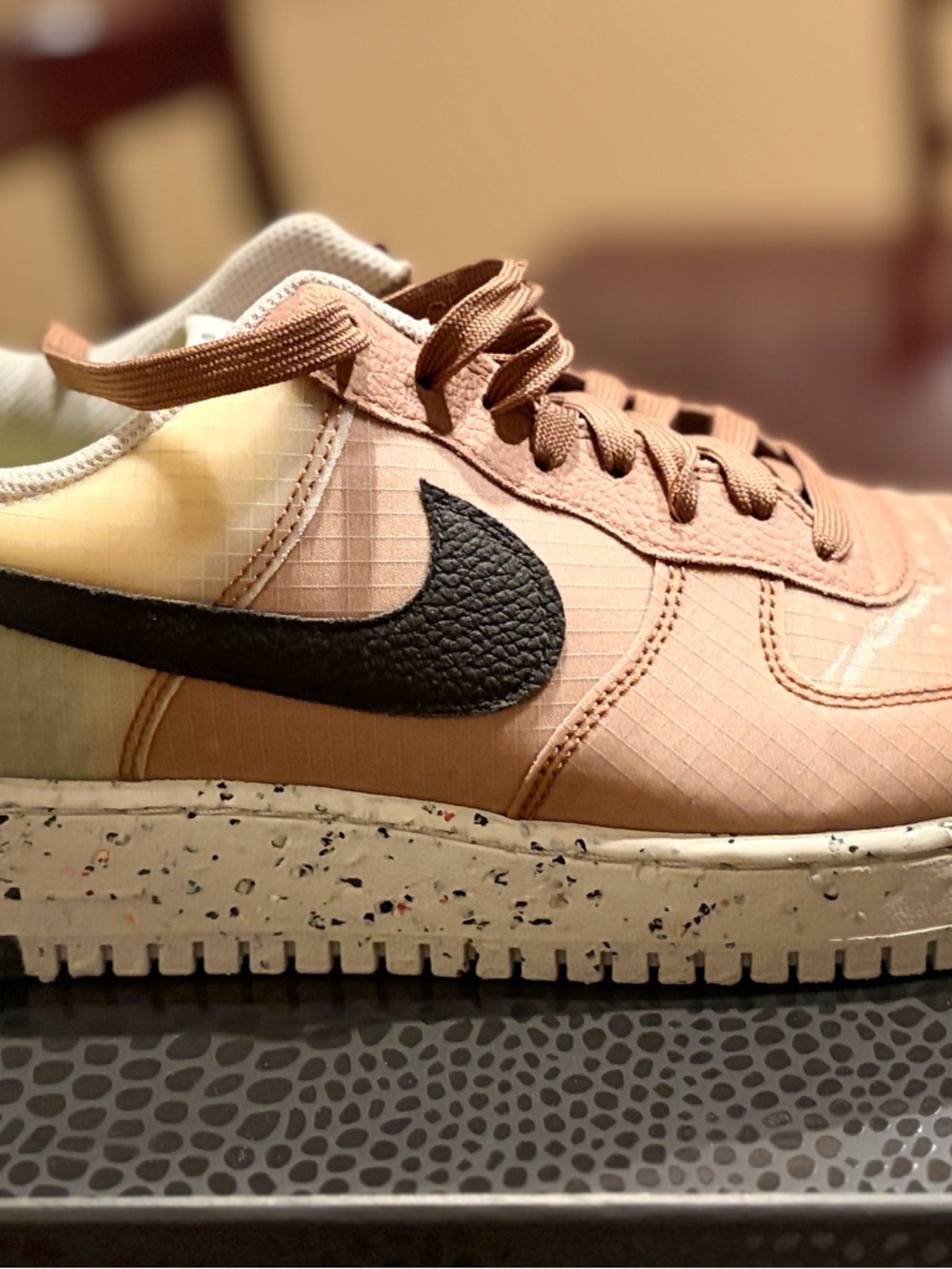 Nike Low-Top Sneakers - Dusty Pink & Black Swoosh - Picture 2 of 6